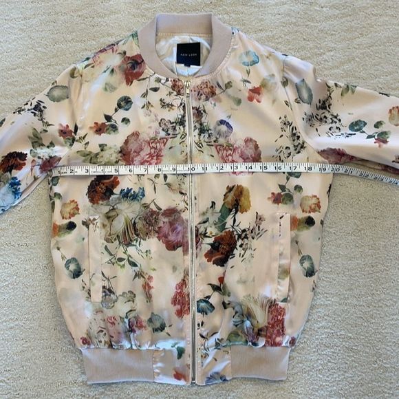 Floral Women's Bomber Jacket - Picture 5 of 7